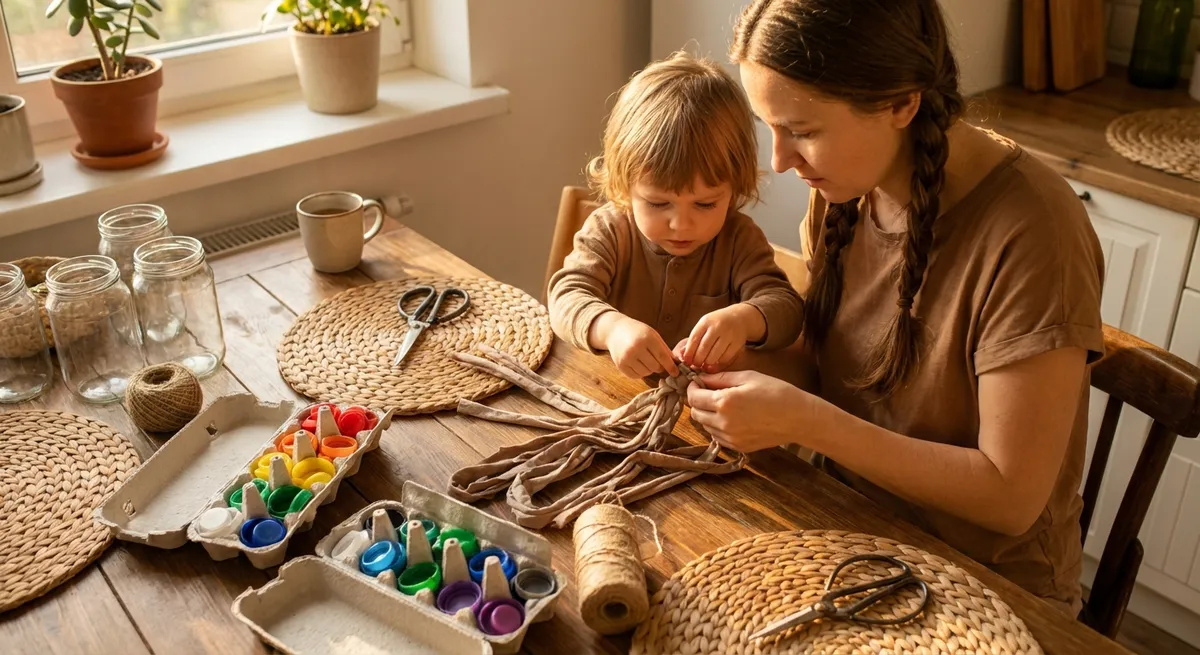 Everyday Materials, Fresh Crafts: Turn “Trash” into Daily Treasures