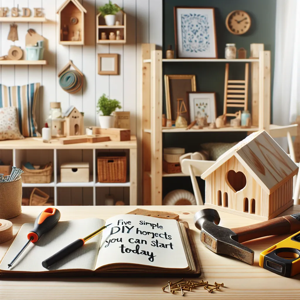 Five Simple DIY Home Projects You Can Start Today