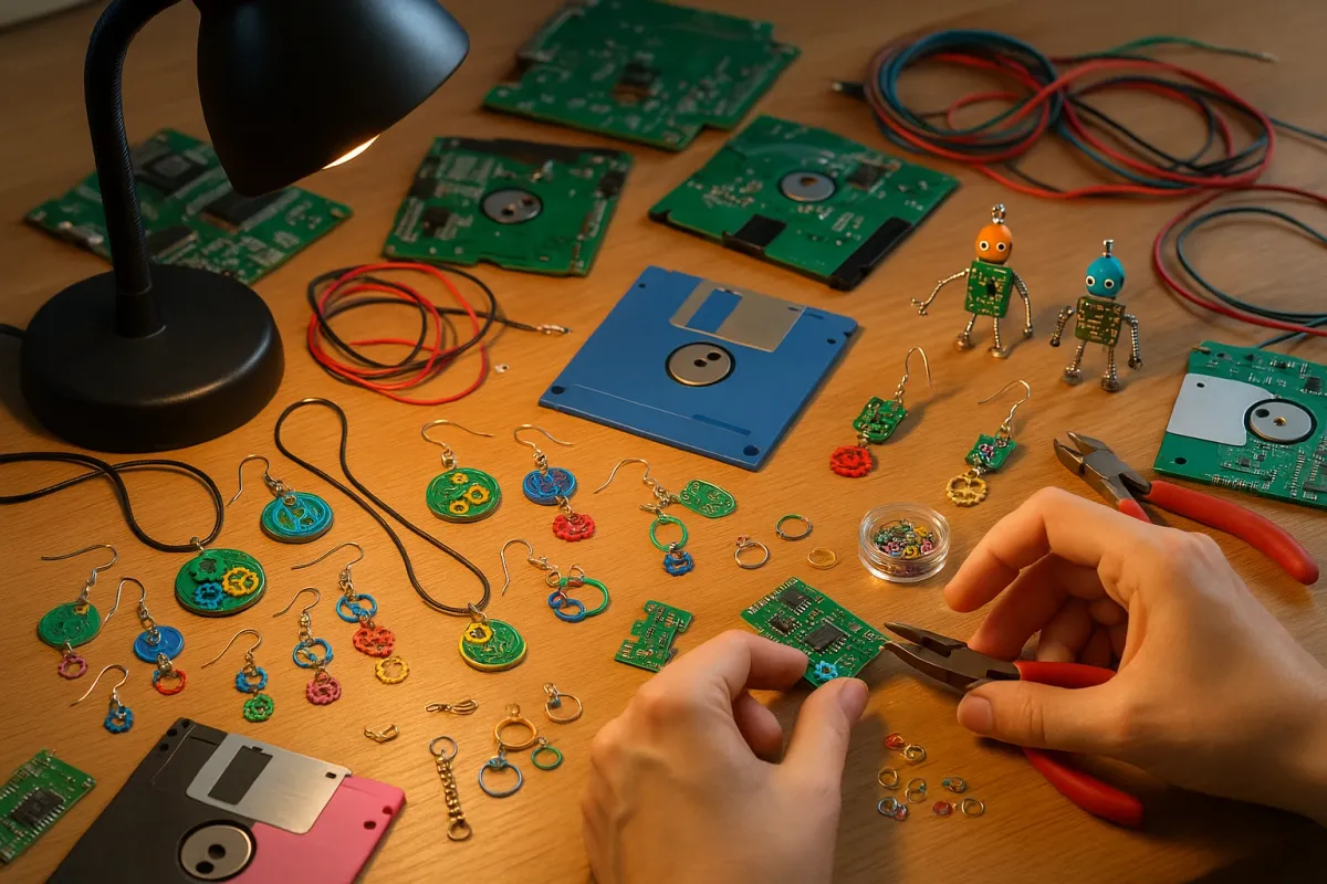 Turn Old Tech Into Tiny Treasures: Crafting With “Obsolete” Objects