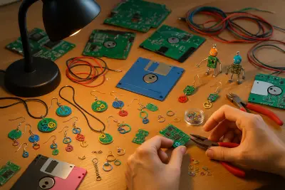 Turn Old Tech Into Tiny Treasures: Crafting With “Obsolete” Objects